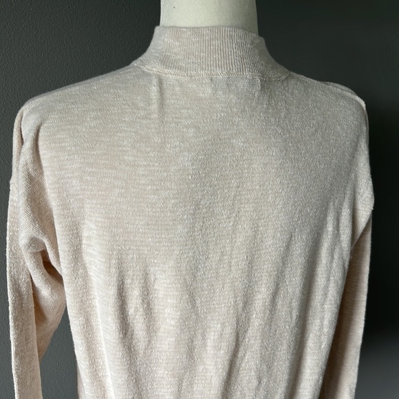 Madewell Mockneck Cream Knit Pullover Sweater - Picture 6 of 10